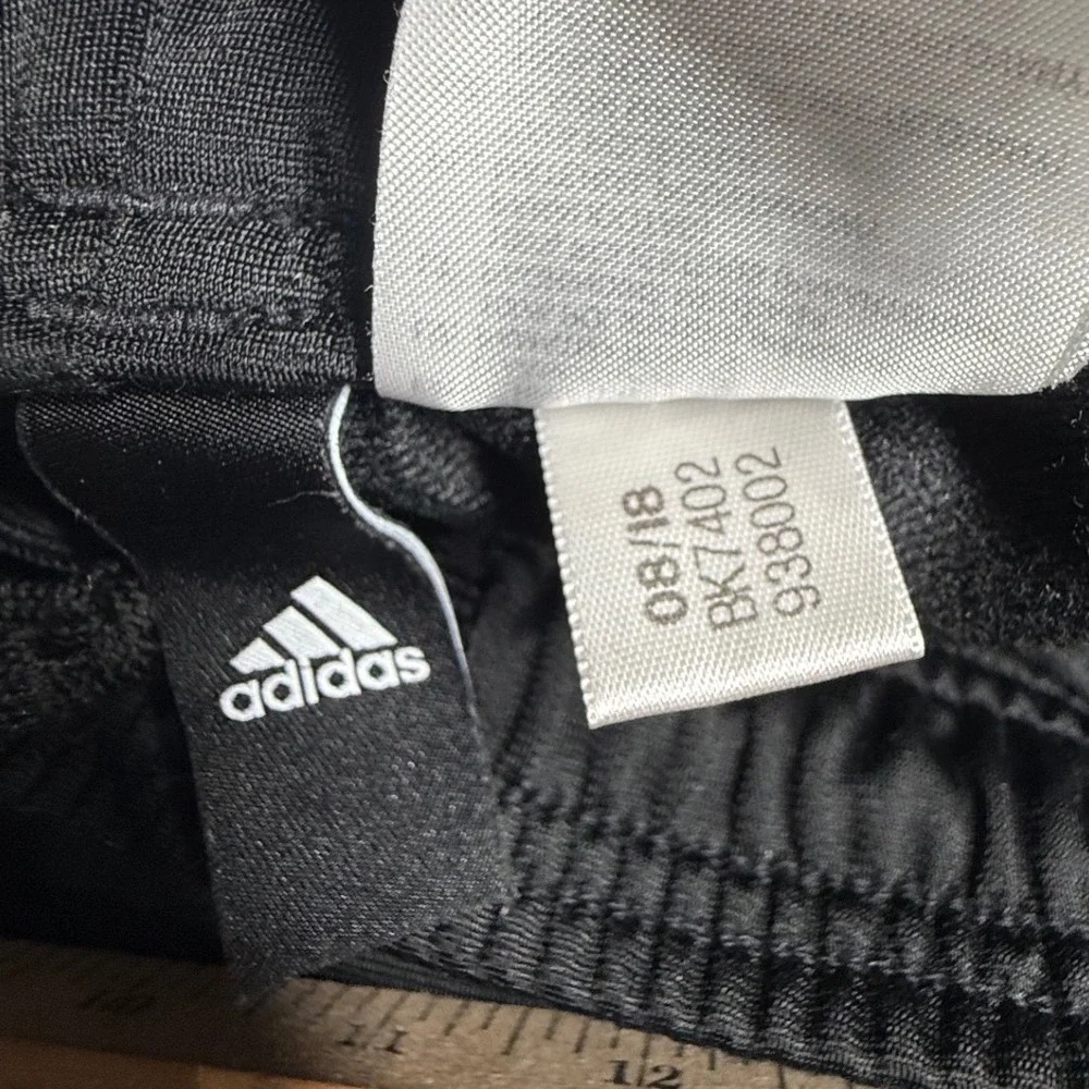 Adidas Mens 2XL Black 3-Stripe Track Pants Essentials BK7402 Straight‎ Leg